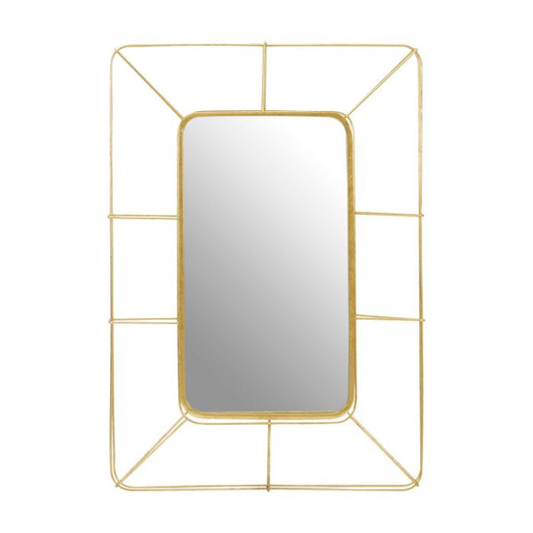 Yaxa Wall Mirror Faux Gold Foil