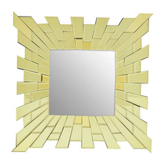 Glitzy Small Square Wall Mirror