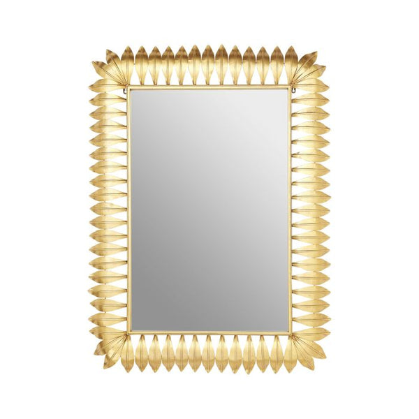 Merlin Gold Leaf Frame Wall Mirror