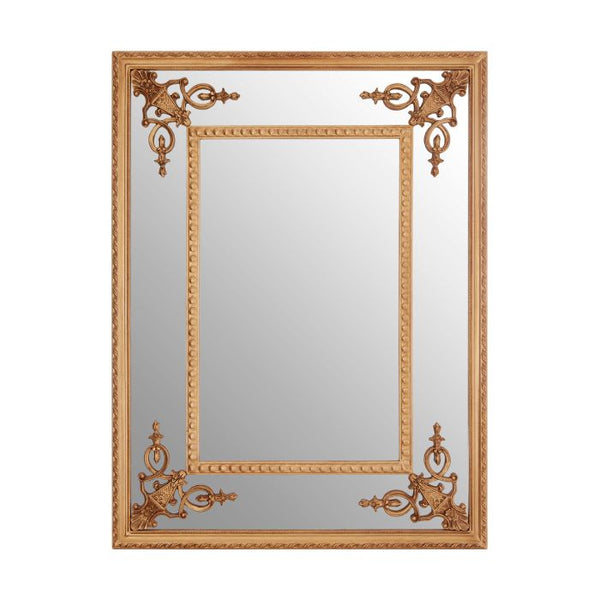 Marseille Gold Motifs Frame Wall Mirror