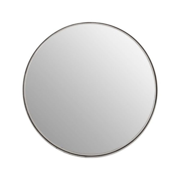 Leonov Small Nickel Finish Wall Mirror