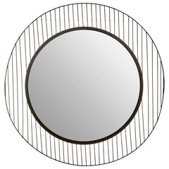 Trento Linear Lines Frame Wall Mirror