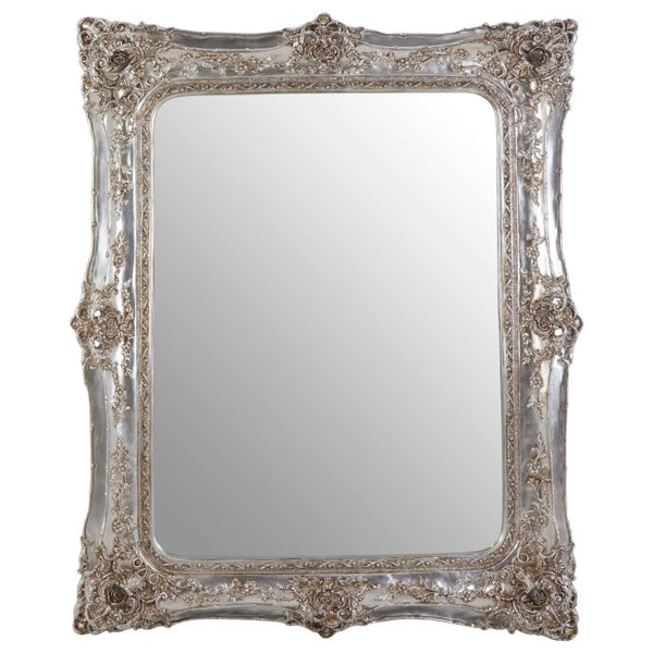 Marseille Champagne Baroque Style Wall Mirror