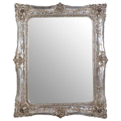 Marseille Champagne Baroque Style Wall Mirror