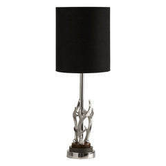 Antler Table Lamp with Marble Base