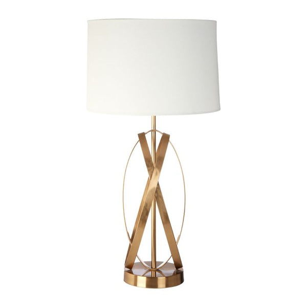 Zaina Gold Cross Table Lamp