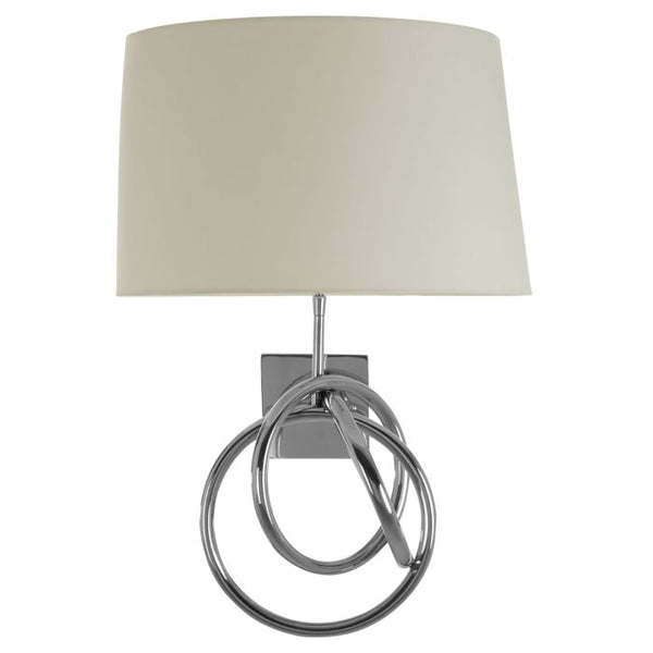 Skye Wall Lamp with Interlinked Circles Base