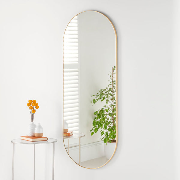 Yearn Mirrors Gold Leaf Vertical / Horizontal Mirror 60cm x 150cm