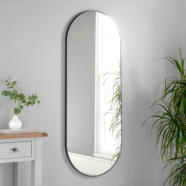 Yearn Mirrors Black Vertical / Horizontal Mirror 60cm x 150cm