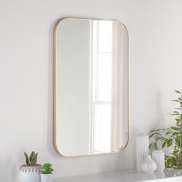 Yearn Mirrors Gold Leaf Vertical / Horizontal Mirror 60cm x 90cm