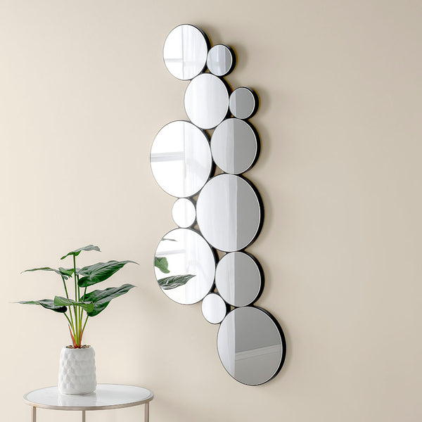 Yearn Mirrors Bloom Large Black Mirror 50cm x 120cm