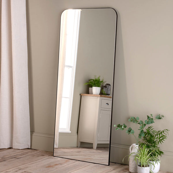Yearn Mirrors Reine Black Standing Mirror 80cm x 180cm