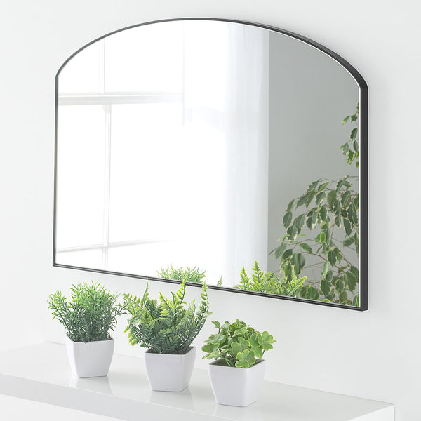 Yearn Mirrors Black Mantle Mirror 71cm x 49cm