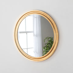 Yearn Mirrors Round Gold Leaf Mirror 60cm x 60cm