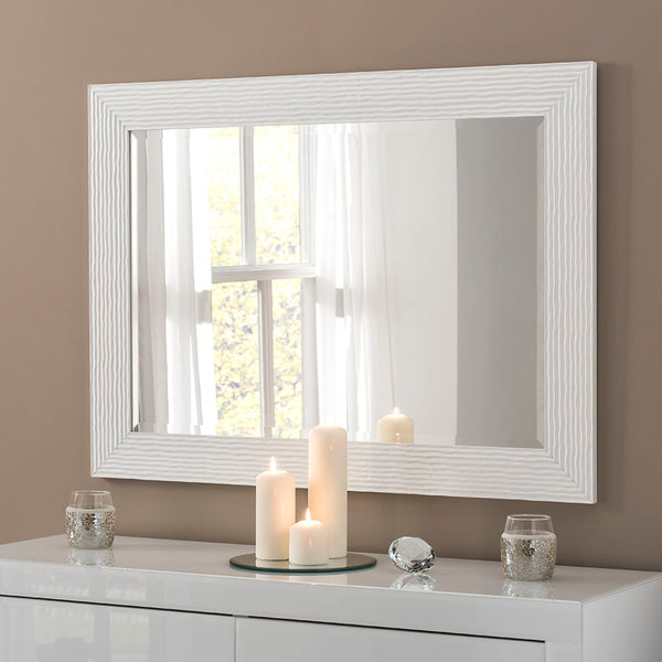 Yearn Mirrors White Gloss Mirror 78cm x 63cm