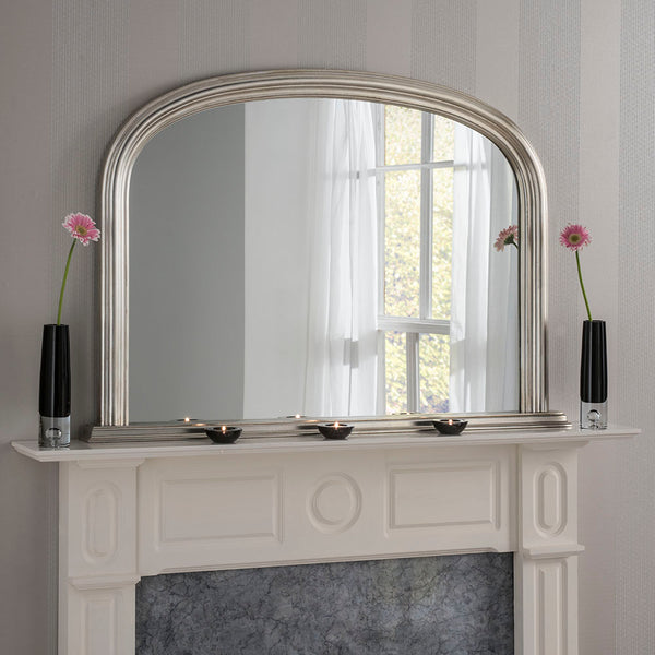 Yearn Mirrors Modern Silver Leaf Rectangle Mirror 112cm x 77cm